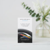 Carte de visite professionnelle électricien 名刺 (スタンド正面)