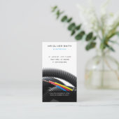 Carte de visite professionnelle électricien 名刺 (スタンド正面)