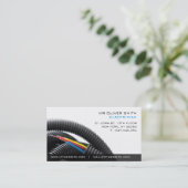 Carte de visite professionnelle électricien 名刺 (スタンド正面)