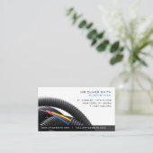 Carte de visite professionnelle électricien 名刺 (スタンド正面)