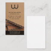 Carte de visite professionnelle, fond carton 名刺 (正面/裏面)