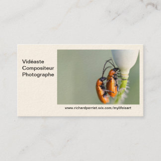 Carte de visite R.P 名刺