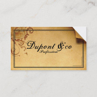 Carte de visite retro - Retro Business card 名刺