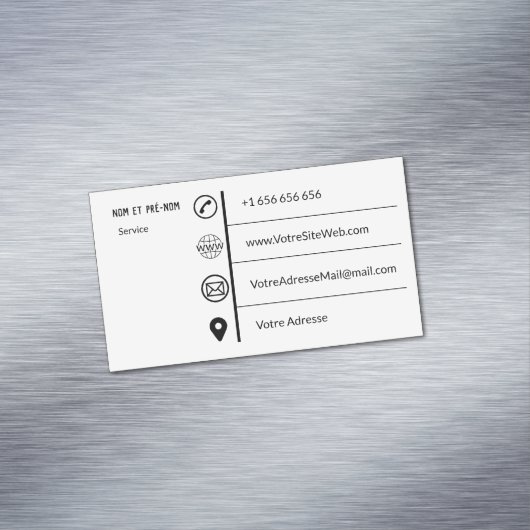 Carte de visite Simple マグネット名刺 (インサイチュ)