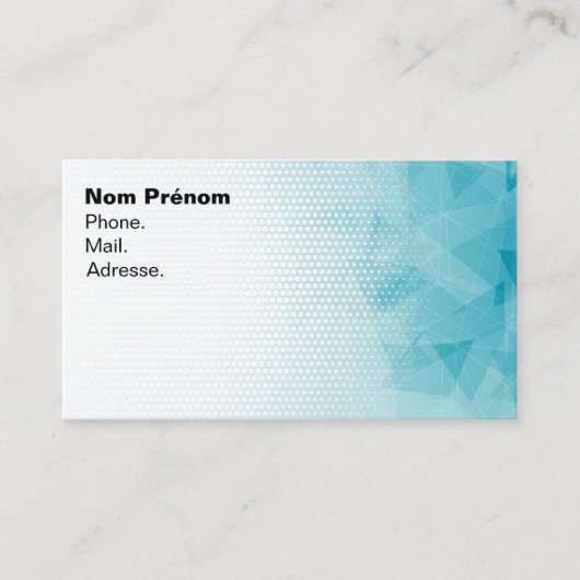 Carte de visite simple et efficace 名刺 (正面)