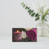 Carte de visite spas et salon de beauté 名刺 (スタンド正面)