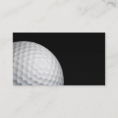 Carte de visite sur fond noir moniteur de golf 名刺 (裏面)