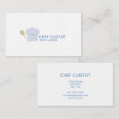 Carte de visite sur le thème de la cuisine 名刺 (正面/裏面)