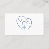 Carte de visite vétérinaire personnalisable 名刺 (裏面)