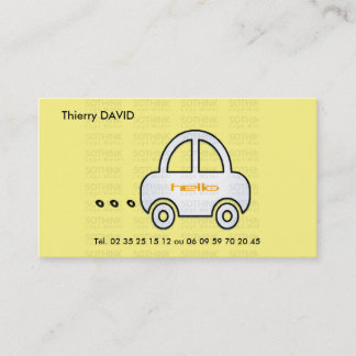 CARTE DE VISITE VOITURE 名刺