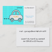 CARTE DE VISITE VOITURE 名刺 (正面/裏面)
