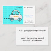 CARTE DE VISITE VOITURE 名刺 (正面/裏面)