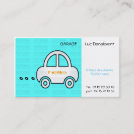 CARTE DE VISITE VOITURE 名刺