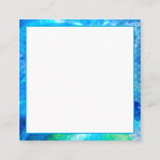 Carte de visite Zen スクエア名刺 (裏面)