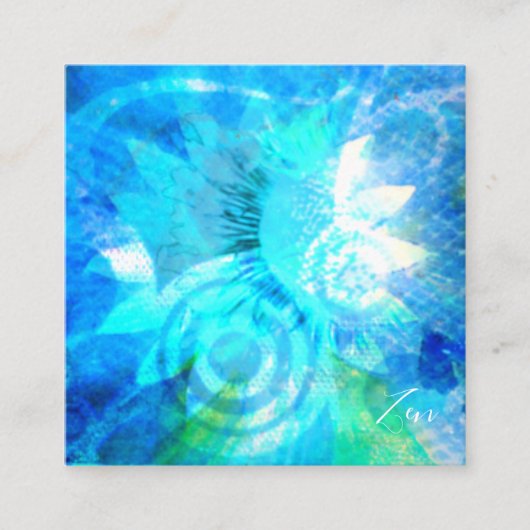 Carte de visite Zen スクエア名刺 (正面)