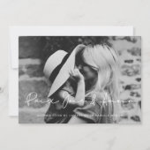 Carte de voeu photo Paix Joie & Amour シーズンカード (正面)
