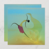 Carte de voeu "Vis sans t'oublier" (正面/裏面)