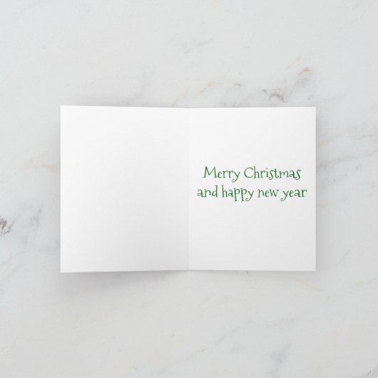 carte de voeux シーズンカード (内部)