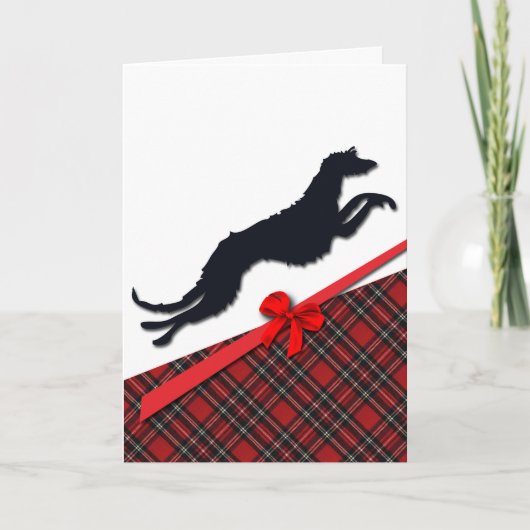 Carte de vœux  Deerhound シーズンカード (正面)