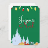 Carte de voeux JOYEUX NOEL シーズンカード (正面/裏面)