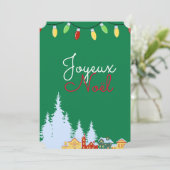 Carte de voeux JOYEUX NOEL シーズンカード (スタンド正面)