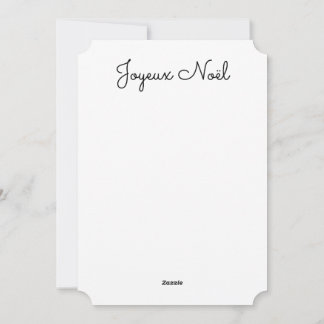 Carte de voeux JOYEUX NOEL シーズンカード