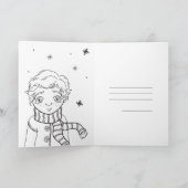 Carte de voeux - Lutin de Noël カード (内部)