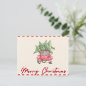 Carte de vœux MERRY CHRISTMAS ポストカード (スタンド正面)