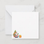 Carte de voeux mini de noël à motif ノートカード (裏面)