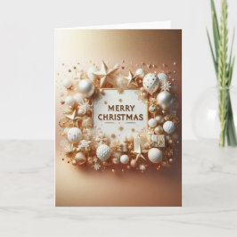 Carte de Vœux Noël - “Un Noël scintillant“ カード