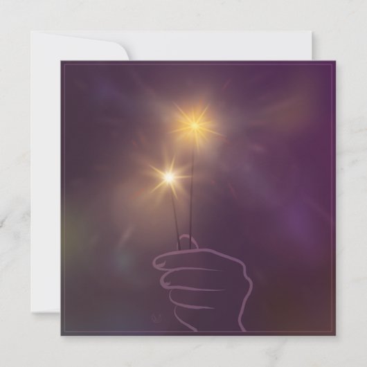 Carte de voeux "Passeur de lumière" (正面)