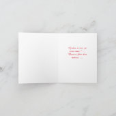 Carte de vœux pliées カード (内部)