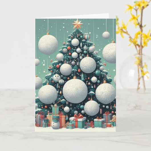 Carte de vœux pliées カード (黄色い花)