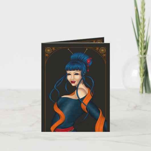 Carte de vœux pliées カード (正面)