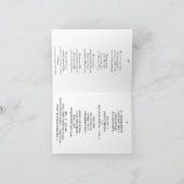 Carte de vœux prénom féminin chinois Fen. シーズンカード (内部)