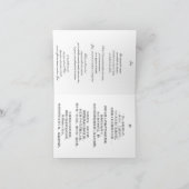 Carte de vœux prénom féminin chinois Jing. シーズンカード (内部)