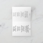 Carte de vœux prénom féminin chinois Li-Na シーズンカード (内部)