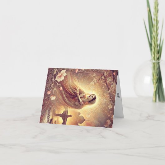 Carte de vœux prénom féminin chinois Li-Na シーズンカード (正面)