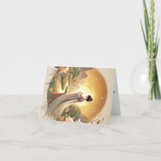 Carte de vœux prénom féminin chinois Liu. シーズンカード