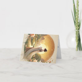 Carte de vœux prénom féminin chinois Liu. シーズンカード