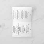 Carte de vœux prénom féminin chinois Pei. シーズンカード (内部)