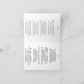 Carte de vœux prénom féminin chinois Tang. シーズンカード (内部)