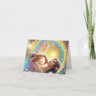 Carte de vœux prénom féminin chinois Wen. シーズンカード