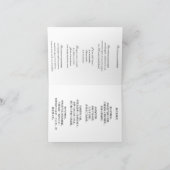 Carte de vœux prénom féminin : Fleur de prunier  シーズンカード (内部)