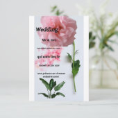 Carte d'invitation mariage エンクロージャーカード (スタンド正面)