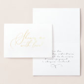 Carte Dorée Affirmation positive et bénédiction 箔カード (ディスプレー)