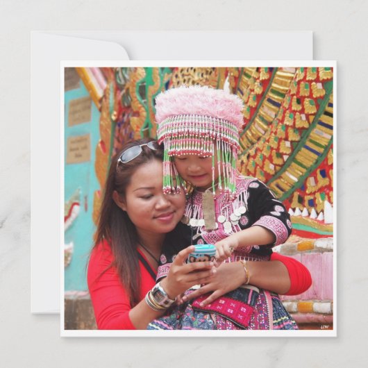 Carte Fête des Mères Thaïlande (正面)