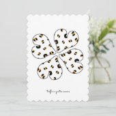 Carte fête des mères - Trèfle à 4 feuilles 招待状 (スタンド正面)