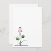 Carte Ikebana (正面/裏面)