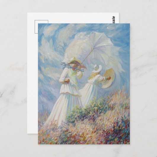 Carte illusion Monet ポストカード (正面/裏面)